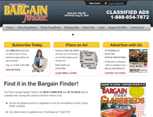 Tablet Screenshot of pgbargainfinder.com